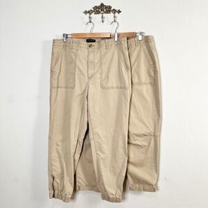 Banana Republic Factory Authentic Chino Pants Khaki Cotton Blend Bundle Size 16